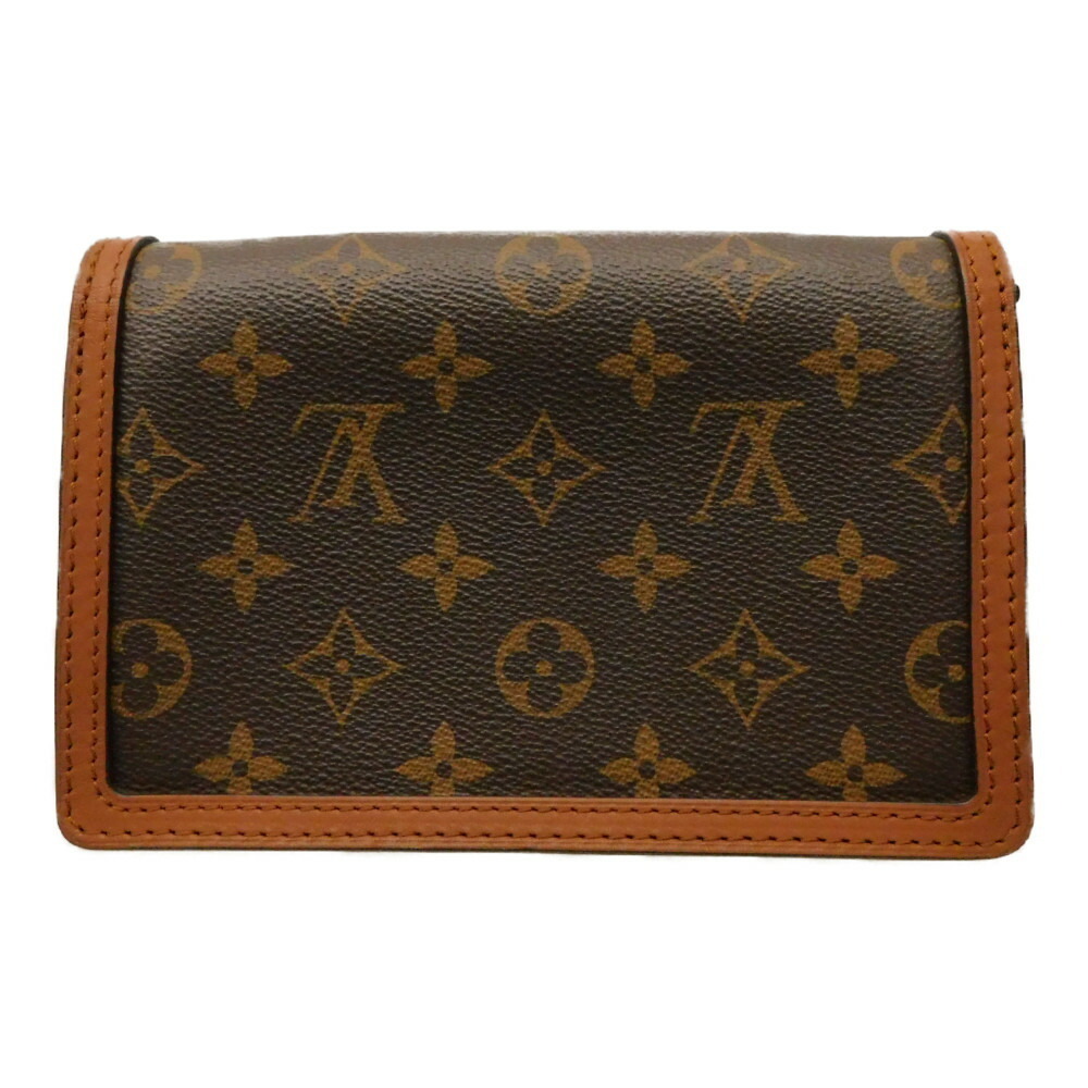 Louis Vuitton Dauphine Bag Brown Monogram Portefeuille Shoulder